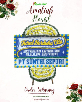 Papan Bunga Duka di Polohungo