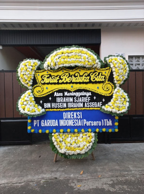 Papan Bunga Duka di Polohungo